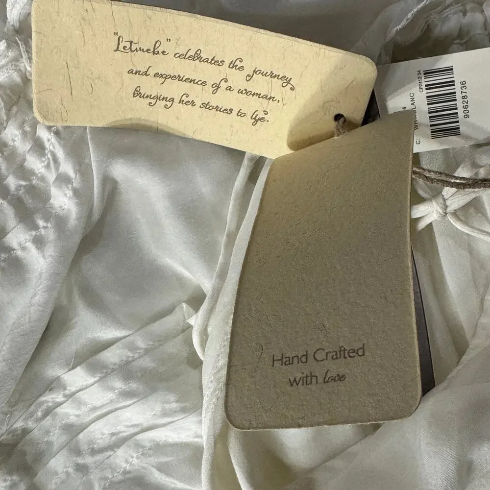 Anthropologie Let Me Be 1X-Large Halter Mini Dress Tiered Tie Shoulder Ruffled - Picture 15 of 16